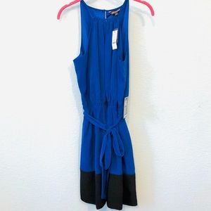 EXPRESS ⭐️ Never Worn Blue & Black Dress Medium